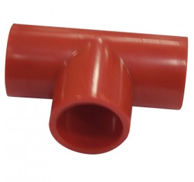 Embranchement en T ignifugé V0 pour tuyaux, 25 mm